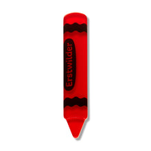 Load image into Gallery viewer, Red Crayon Simplified Mini Brooch - Erstwilder Arts &amp; Crafts Part 2