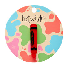 Load image into Gallery viewer, Red Crayon Simplified Mini Brooch - Erstwilder Arts &amp; Crafts Part 2