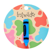 Load image into Gallery viewer, Blue Crayon Simplified Mini Brooch - Erstwilder Arts &amp; Crafts Part 2