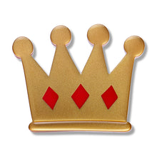 Load image into Gallery viewer, Crown Simplified Mini Brooch - Erstwilder x Pete Cromer 'Fairy Tales' Part 2