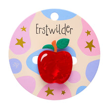 Load image into Gallery viewer, Apple Simplified Mini Brooch - Erstwilder x Pete Cromer 'Fairy Tales' Part 2