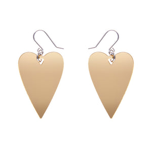 Gold From the Heart Essential Drop Earrings - Erstwilder x Frida Kahlo