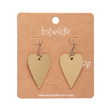 Load image into Gallery viewer, Gold From the Heart Essential Drop Earrings - Erstwilder x Frida Kahlo