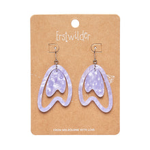 Load image into Gallery viewer, Lilac Atomic Boomerang Essential Earrings - Erstwilder x Atomic Abode