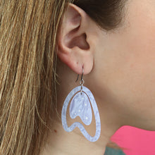 Load image into Gallery viewer, Lilac Atomic Boomerang Essential Earrings - Erstwilder x Atomic Abode