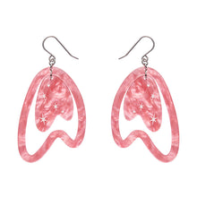 Load image into Gallery viewer, Pink Atomic Boomerang Essential Earrings - Erstwilder x Atomic Abode