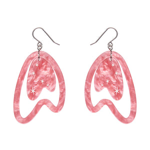 Pink Atomic Boomerang Essential Earrings - Erstwilder x Atomic Abode