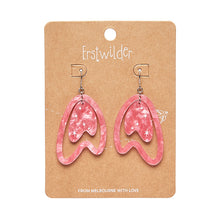 Load image into Gallery viewer, Pink Atomic Boomerang Essential Earrings - Erstwilder x Atomic Abode