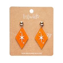 Load image into Gallery viewer, Orange Atomic Diamond Essential Earrings - Erstwilder x Atomic Abode