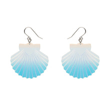 Load image into Gallery viewer, Iridescent Sea Shell Drop Earrings - Erstwilder x Pete Cromer &#39;Fairy Tales&#39;