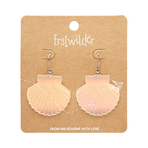 Iridescent Sea Shell Drop Earrings - Erstwilder x Pete Cromer 'Fairy Tales'