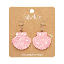 Load image into Gallery viewer, Pale Pink Sea Shell Drop Earrings - Erstwilder x Pete Cromer &#39;Fairy Tales&#39;