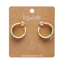 Load image into Gallery viewer, Yellow Sunflower Hoop Stud Earrings - Erstwilder x Jocelyn Proust