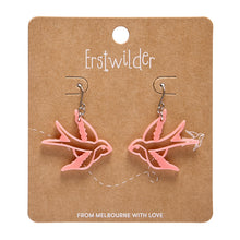 Load image into Gallery viewer, Pink Swallow Drop Earrings - Erstwilder Fan Favourites 2026