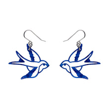 Load image into Gallery viewer, Blue Swallow Drop Earrings - Erstwilder Fan Favourites 2026