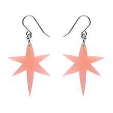 Load image into Gallery viewer, Pink North Star Drop Earrings - Erstwilder Fan Favourites 2026