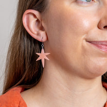 Load image into Gallery viewer, Pink North Star Drop Earrings - Erstwilder Fan Favourites 2026