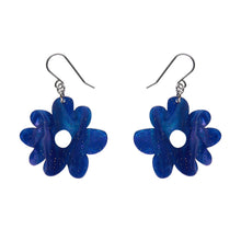 Load image into Gallery viewer, Blue Flower Drop Earrings - Erstwilder Fan Favourites 2026