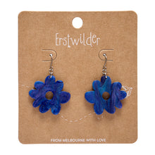 Load image into Gallery viewer, Blue Flower Drop Earrings - Erstwilder Fan Favourites 2026