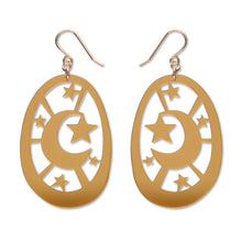 Load image into Gallery viewer, Gold Moonlight Drop Earrings - Erstwilder x Pete Cromer 'Fairy Tales' Part 2
