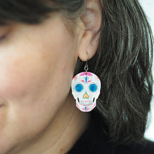 Load image into Gallery viewer, Dia De Los Muertos Drop Earrings - Erstwilder x Frida Kahlo