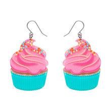 Load image into Gallery viewer, Iced Cupcake Drop Earrings - Erstwilder x Katherine Sabbath