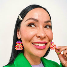 Load image into Gallery viewer, Vintage Dreams Showstopper Cake Drop Earrings - Erstwilder x Katherine Sabbath