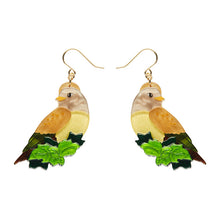 Load image into Gallery viewer, Wondrous Warbler Drop Earrings - Erstwilder x Fleur Harris