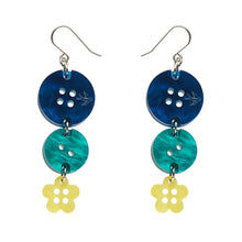 Load image into Gallery viewer, Cute As A Button Drop Earrings - Erstwilder Arts &amp; Crafts