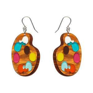 In Living Colour Drop Earrings - Erstwilder Arts & Crafts