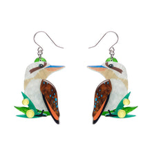 Load image into Gallery viewer, Kirby the Kookaburra Drop Earrings - Erstwilder Australiana