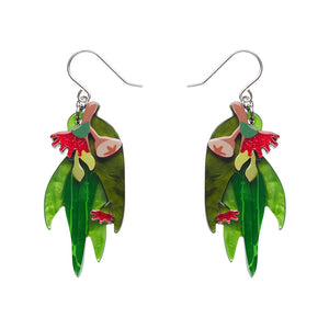 Red Gum Blossom Drop Earrings - Erstwilder Australiana