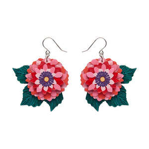 Dazzling Dahlia Drop Earrings - Erstwilder x Jocelyn Proust