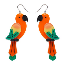 Load image into Gallery viewer, Pancha’s Parrots Drop Earrings - Erstwilder Fan Favourites 2025