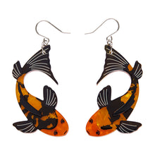 Load image into Gallery viewer, Playing Koi Drop Earrings - Erstwilder Fan Favourites 2025