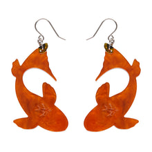 Load image into Gallery viewer, Playing Koi Drop Earrings - Erstwilder Fan Favourites 2025