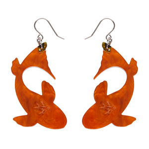 Playing Koi Drop Earrings - Erstwilder Fan Favourites 2025