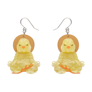 The Yoga Chick Drop Earrings - Erstwilder x Lucia Heffernan
