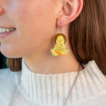 Load image into Gallery viewer, The Yoga Chick Drop Earrings - Erstwilder x Lucia Heffernan