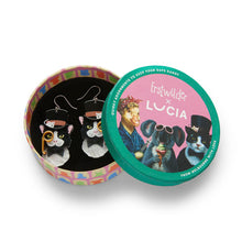 Load image into Gallery viewer, The Posh Pussycat Drop Earrings - Erstwilder x Lucia Heffernan