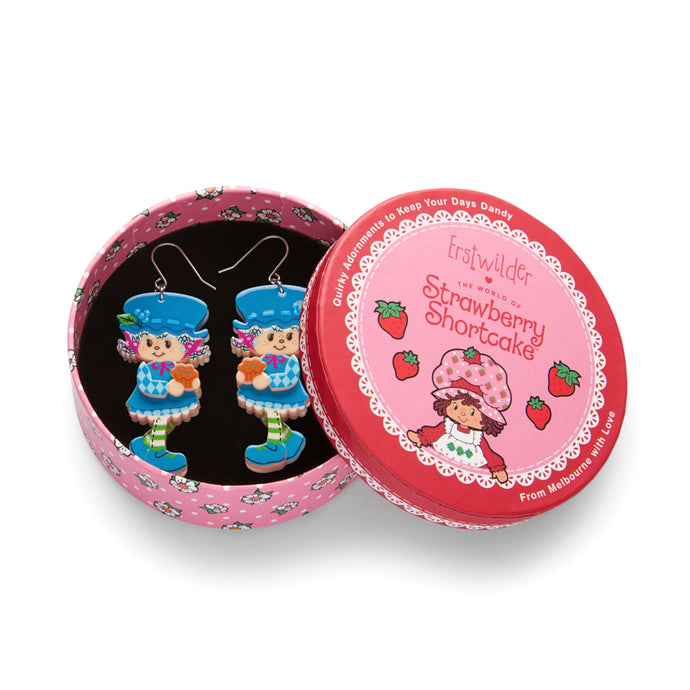 Blueberry Muffin Drop Earrings - Erstwilder x Strawberry Shortcake
