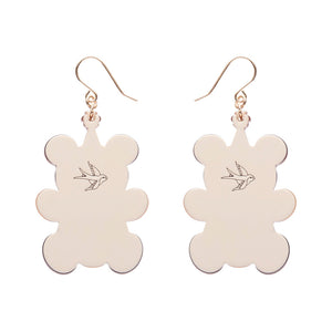 Grand Prize Teddy Drop Earrings - Erstwilder A Day At The Fair