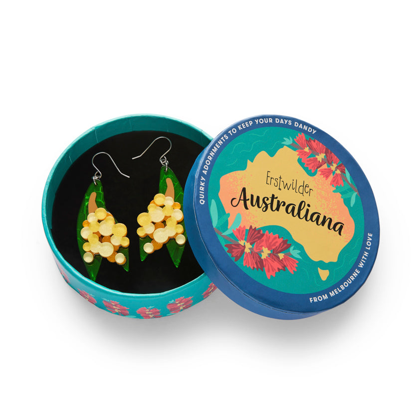 Golden Wattle Earrings - Erstwilder Australiana 2025