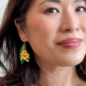 Golden Wattle Earrings - Erstwilder Australiana 2025