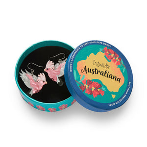 Gertie the Galah Earrings - Erstwilder Australiana 2025