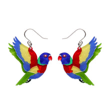Load image into Gallery viewer, Lulu the Lorikeet Earrings - Erstwilder Australiana 2025