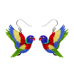 Lulu the Lorikeet Earrings - Erstwilder Australiana 2025