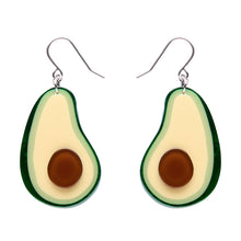 Load image into Gallery viewer, Avocado Affair Drop Earrings - Erstwilder In Praise Of Veg