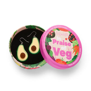 Avocado Affair Drop Earrings - Erstwilder In Praise Of Veg