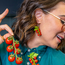 Load image into Gallery viewer, Vine &amp; Dandy Drop Earrings - Erstwilder In Praise Of Veg